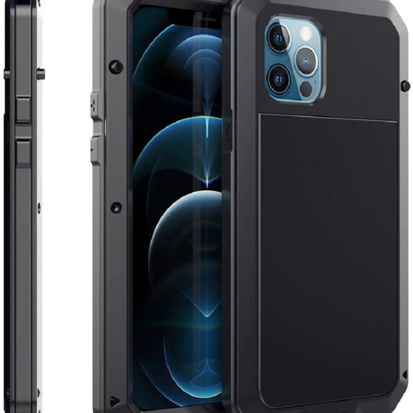 Shockproof Metal Case for iPhone 11 PRO MAX Gorilla Heavy Duty 360 Cover Black - Picture 4 of 12